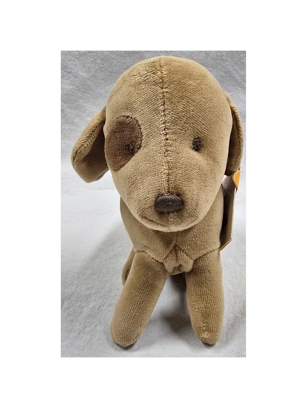 Gymboree Play Time Brown Tan Puppy Dog Plush Stuffed Animal Toy 2005 Spots NEW